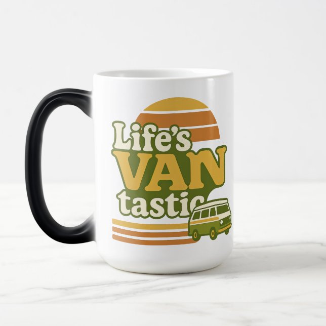Taza Mágica VANtastic Retro 70s Van Graphic (Izquierda)