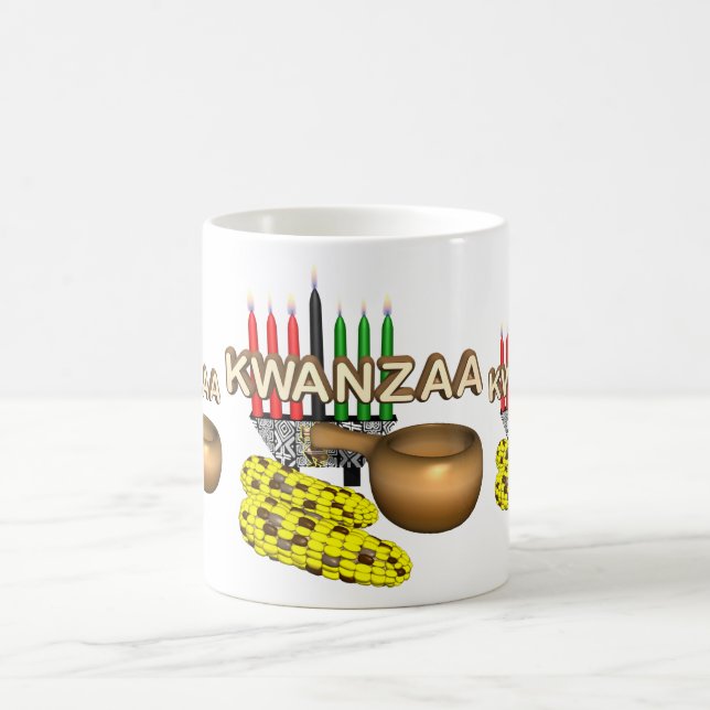 Taza Mágica Velas de Kwanzaa - (Centro)