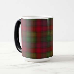 Taza Mágica Verde y rojo, tartán