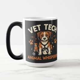 Taza Mágica Vet Tech Animal Whisperer Cute Cuppy Stethoscope