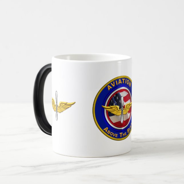 Taza Mágica Veterano de Aviación del Ejército (Anverso izquierdo)