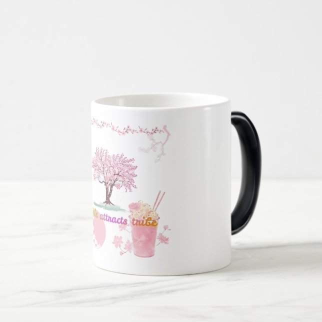 Taza Mágica Vibe Attracts Tribe (Anverso derecho)