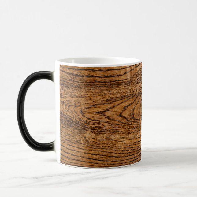 Taza Mágica Vieja mirada de madera del grano