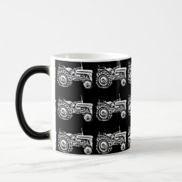 Taza Mágica Vintage Gray massey fergison tractor Coffee Mug