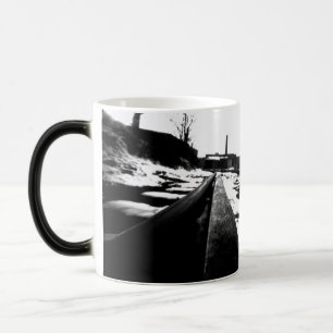Taza Mágica Vista Terrestre De Las Pistas De Carretera