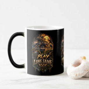 Taza Mágica VLLC Play The Long Game Motivation Crocodile Graph