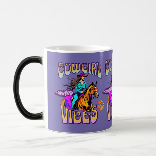 Taza Mágica Voces y caballos de Rodeo Occidental (Izquierda)