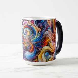 Taza Mágica Vórtice de color dinámico