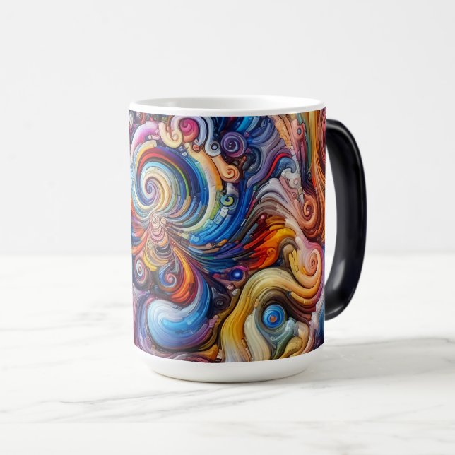 Taza Mágica Vórtice de color dinámico (Anverso derecho)