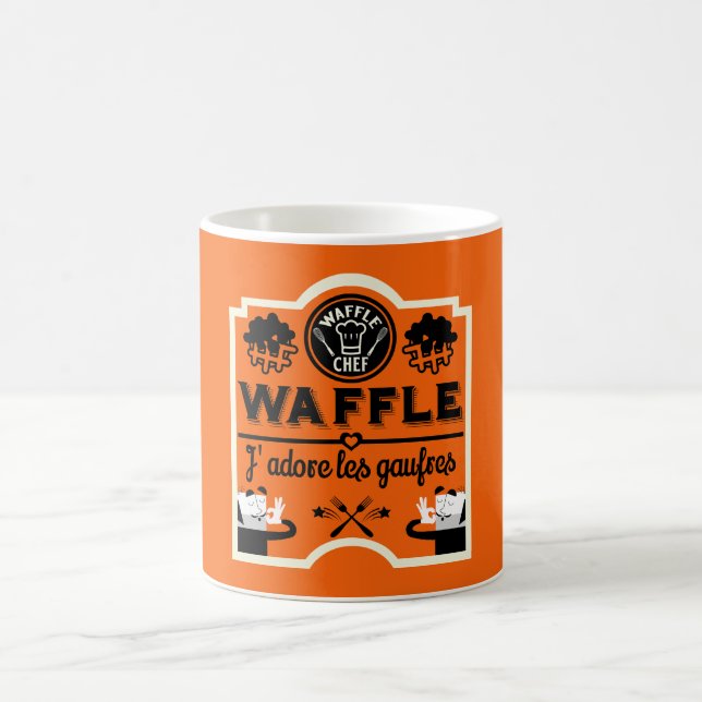 Taza Mágica Waffles de Francia (Centro)
