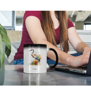 Taza Mágica Wandering Crane, personalizado