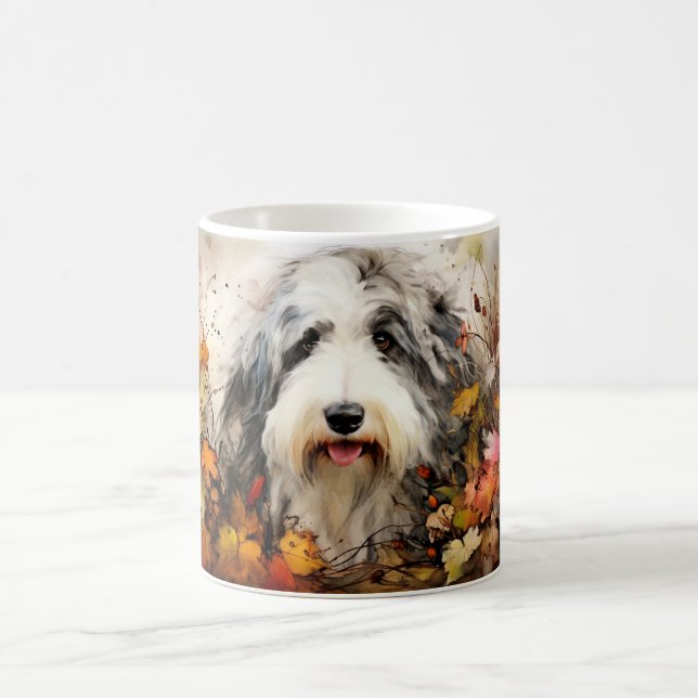Taza Mágica Watercolor Dog Mug Wrap (Centro)