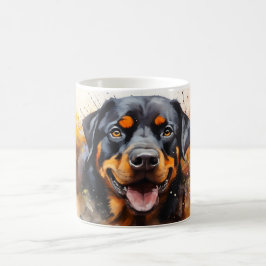Taza Mágica Watercolor Dog Mug Wrap
