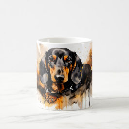 Taza Mágica Watercolor Dog Mug Wrap