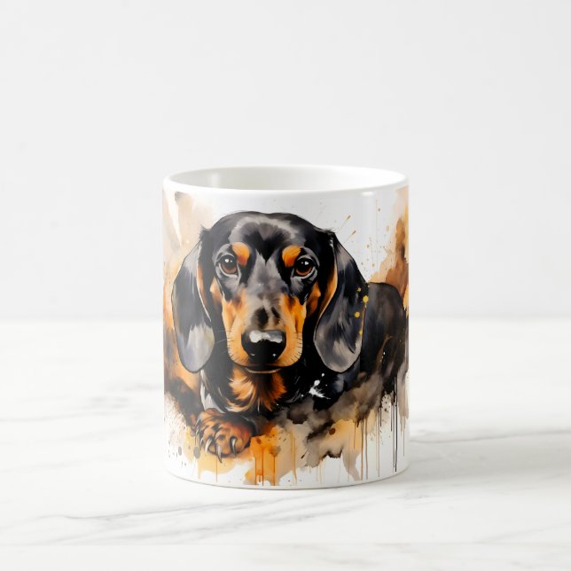 Taza Mágica Watercolor Dog Mug Wrap (Centro)