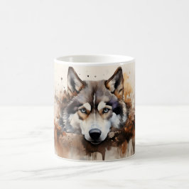 Taza Mágica Watercolor Dog Mug Wrap
