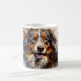 Taza Mágica Watercolor Dog Mug Wrap