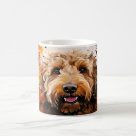 Taza Mágica Watercolor Dog Mug Wrap