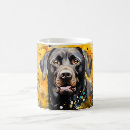 Taza Mágica Watercolor Dog Mug Wrap