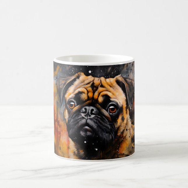 Taza Mágica Watercolor Dog Mug Wrap (Centro)