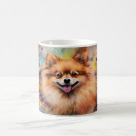 Taza Mágica Watercolor Dog Mug Wrap
