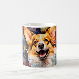 Taza Mágica Watercolor Dog Mug Wrap