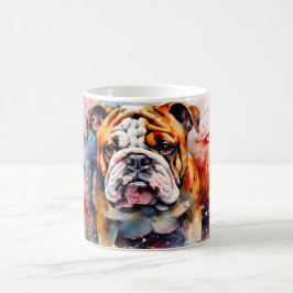 Taza Mágica Watercolor Dog Mug Wrap