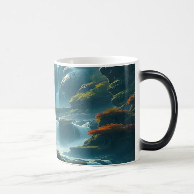Taza Mágica Waterfall Morphing Coffee Mug (Derecha)