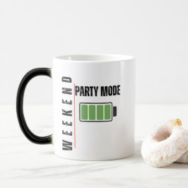 Taza Mágica Weekend Party Mode – Full Battery Energy Design