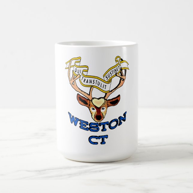 Taza Mágica Weston Connecticut USA Deer (Centro)