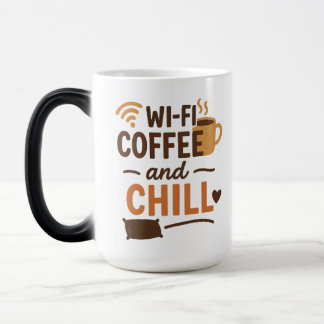 Taza Mágica Wi-Fi, café y Chill