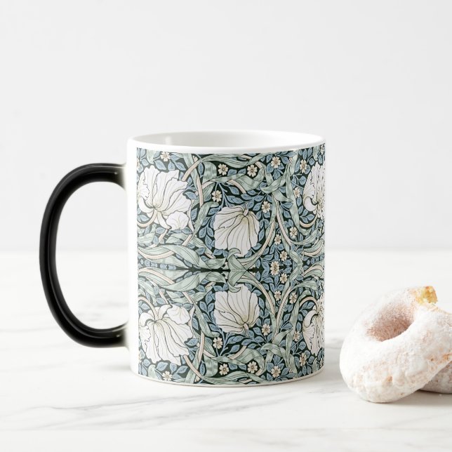 Taza Mágica William Morris Pimpernel Blue (Con donut)