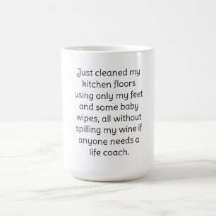 Taza Mágica Wine Humor coffee Mug