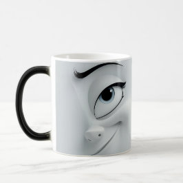 Taza Mágica Winking Cartoon Face 3D