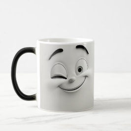 Taza Mágica Winking Cartoon Face 3D