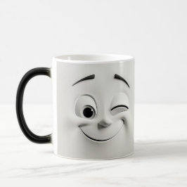 Taza Mágica Winking Cartoon Face 3D