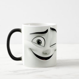 Taza Mágica Winking Cartoon Face 3D