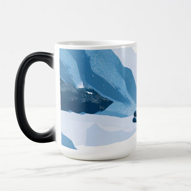 Taza Mágica winter sports illustration (Izquierda)