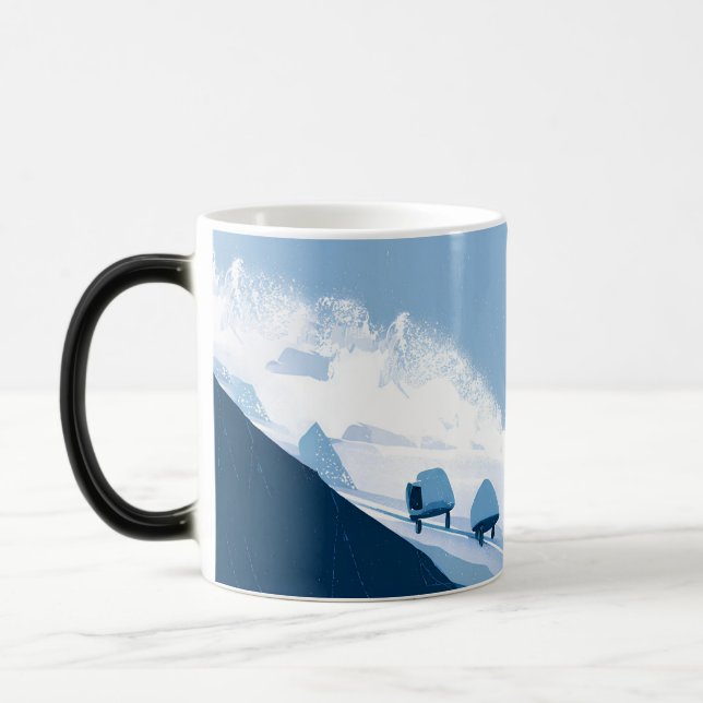 Taza Mágica winter sports illustration (Izquierda)