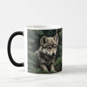 Taza Mágica Wolf Cub Mug de North Woods