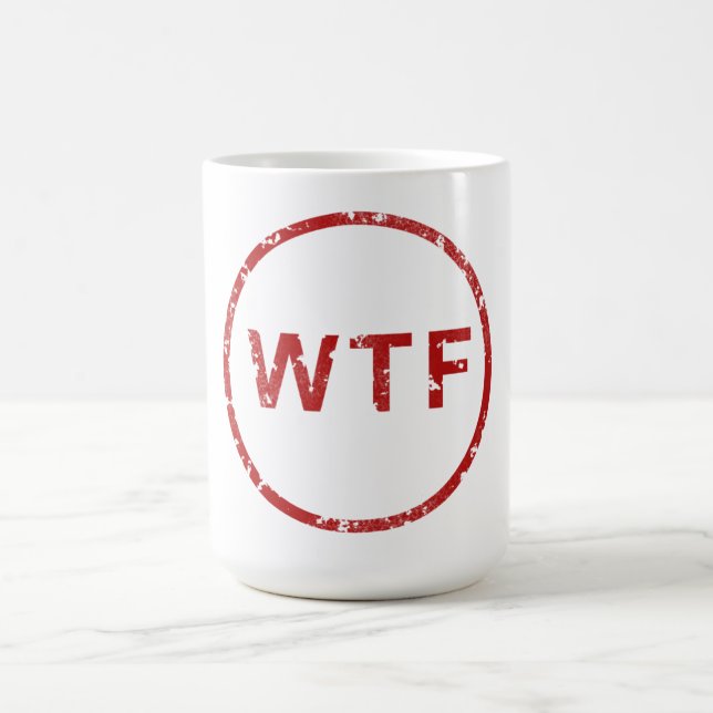 Taza Mágica WTF Mug (Centro)