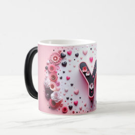 Taza Mágica Y Valentine Alphabet 3D