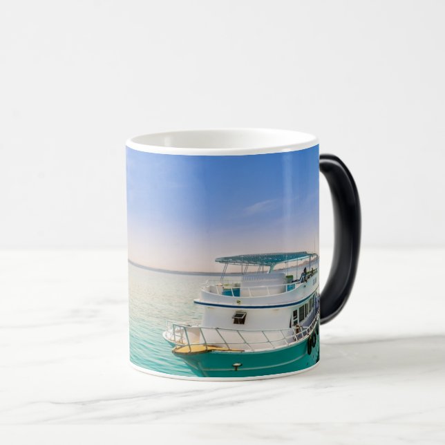 Taza Mágica Yacht Cruises Bote Travel Sailing Adventure (Anverso derecho)