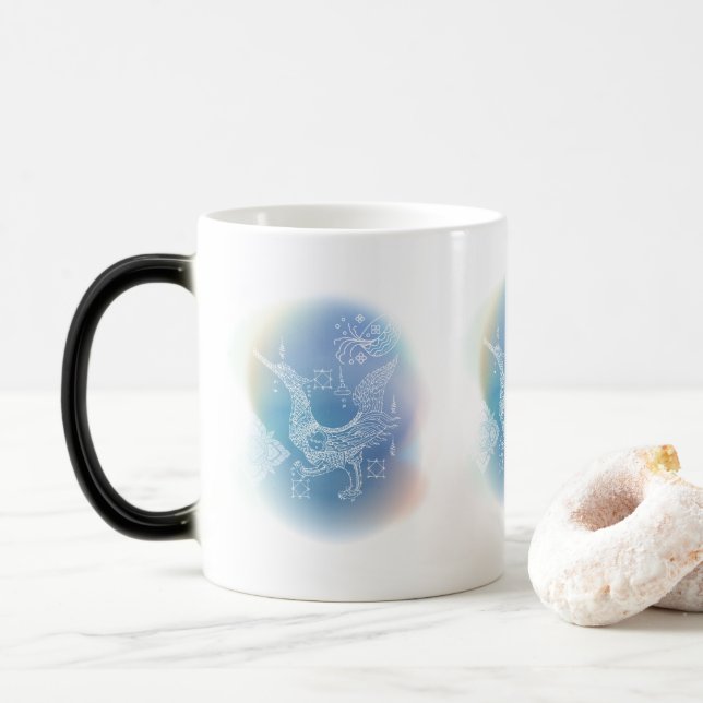 Taza Mágica Yantra tailandés para la mejora de la fortuna (Con donut)