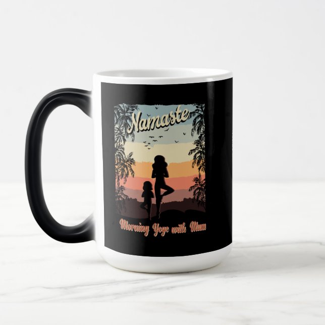 Taza Mágica yoga matutino con mamá (Izquierda)