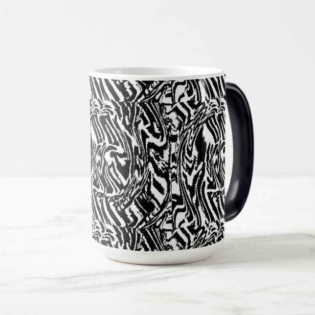 Taza Mágica Zebra Black (Anverso derecho)