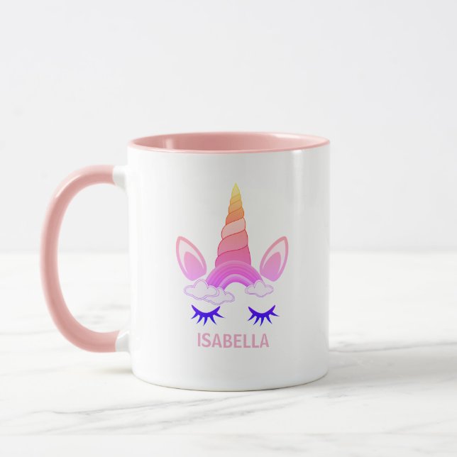 Taza Magical Unicorn Personalized Name (Izquierda)