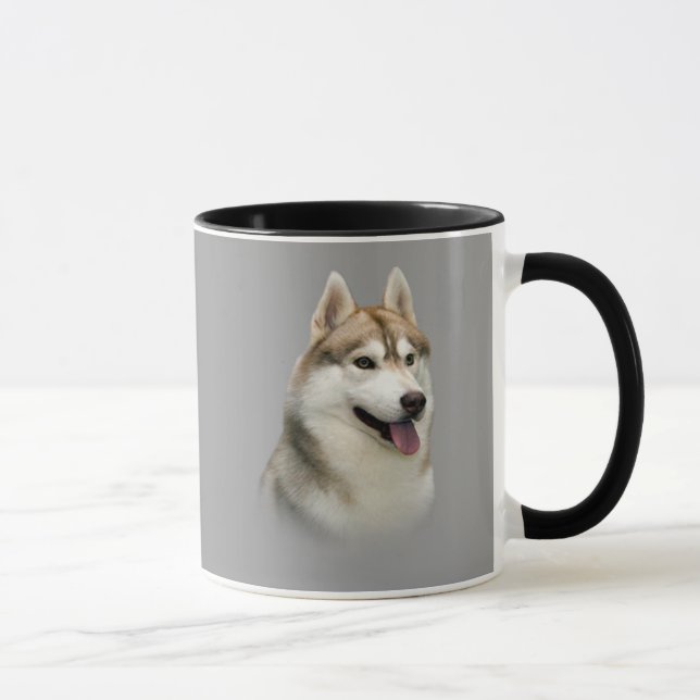 Taza magnífica del husky siberiano (Derecha)
