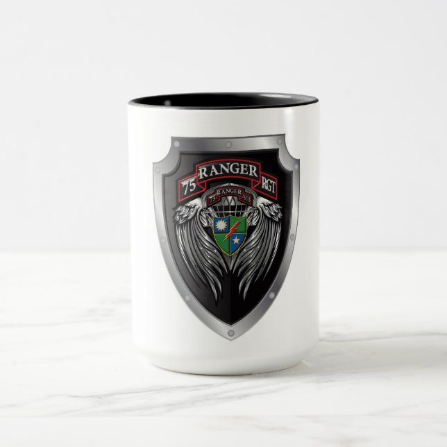 Taza Magnífico Bat STB 75th Ranger Regimental Scroll (Centro)