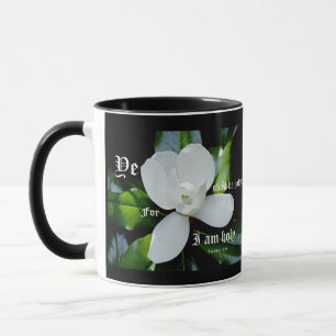 Taza Magnolia del Sur con Leviticus 11:44